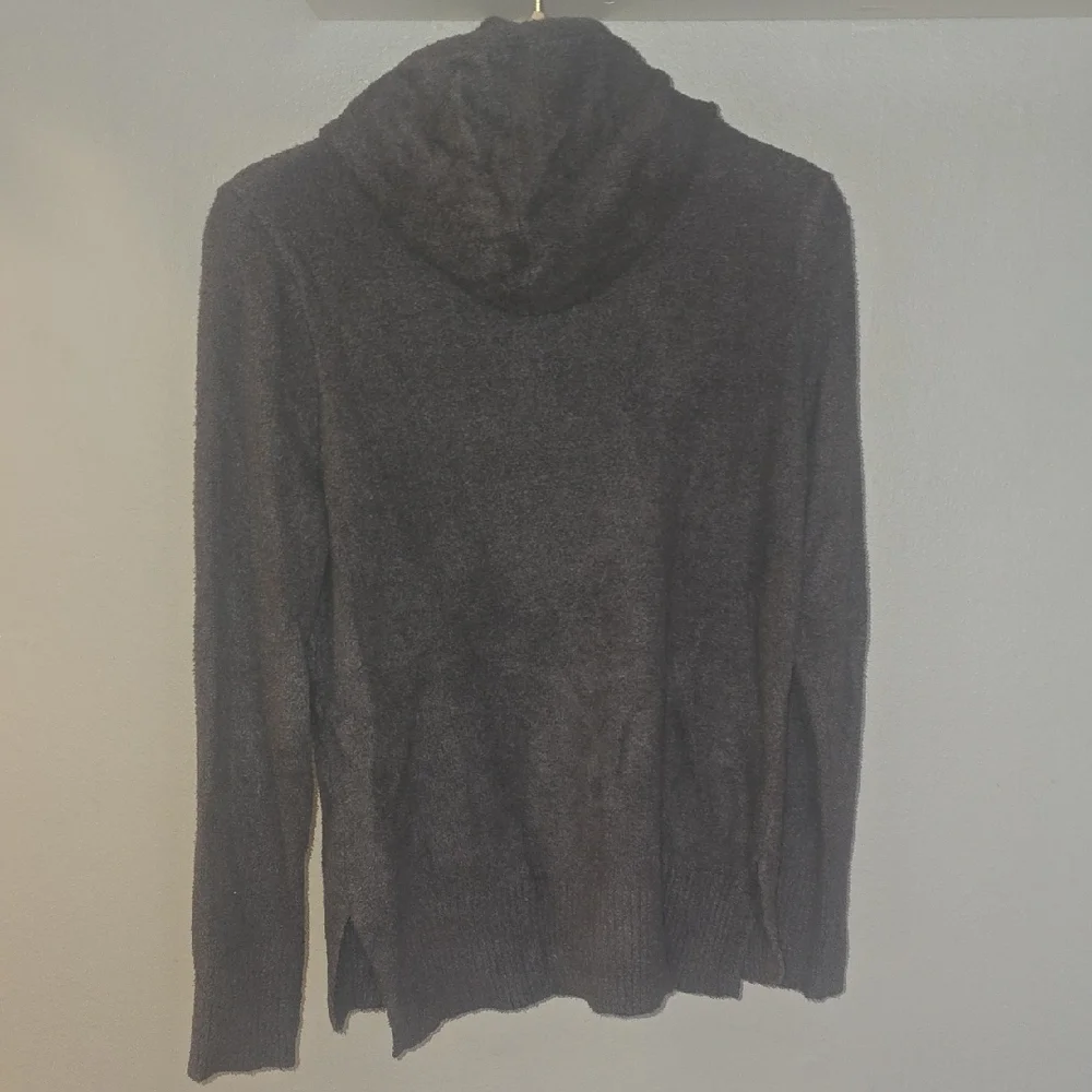 Grace & Lace Bambu Hooded Cowl Neck  Sweater - Picture 5 of 5